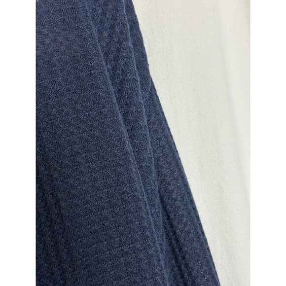 NWT Bloomchic Plus Sz 26 4X Blue Crossover Hem Waffle Knit Long Sleeve Top - Picture 12 of 15